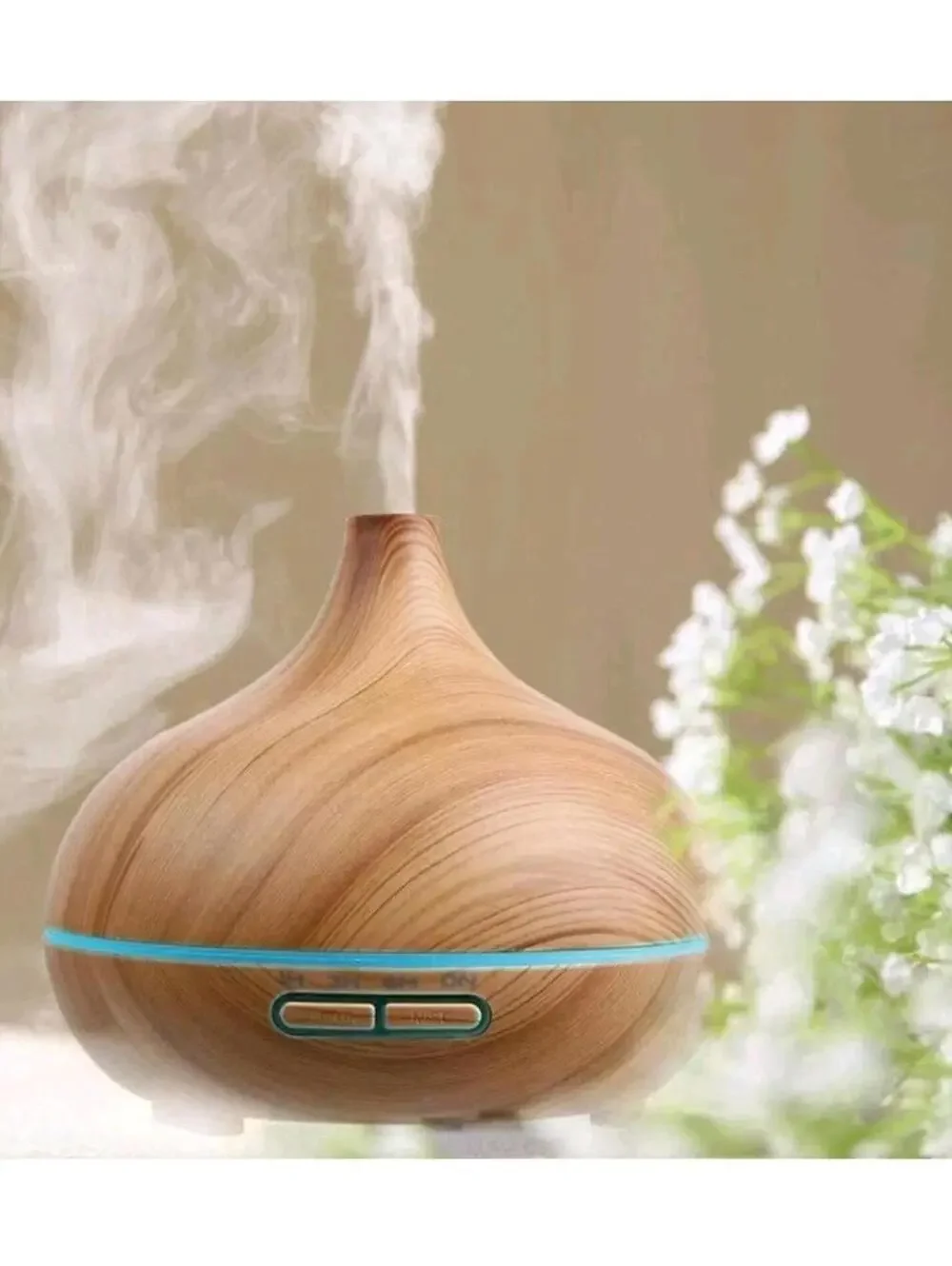 Oil Aroma Diffuser Aromatherapy LED Essential Ultrasonic Humidifier Air Purifier